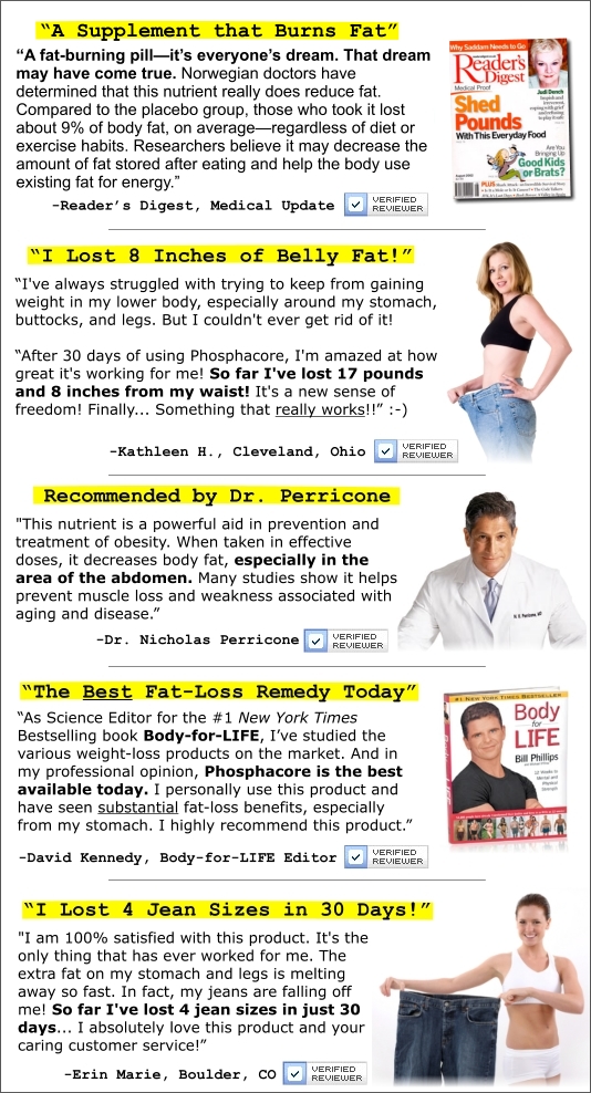 Phosphacore Testimonials Phosphacore Testimonials